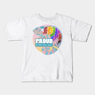 LGBT Pride Chameleon Kids T-Shirt